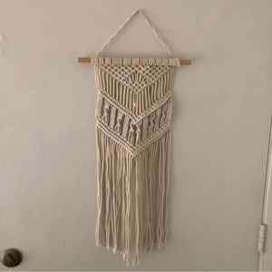 Bohemian Macrame Beige Wall Hanging